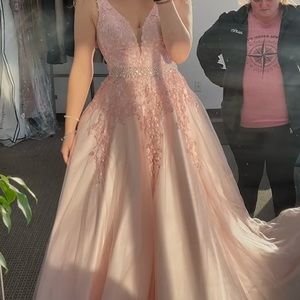Blush Pink Ballgown